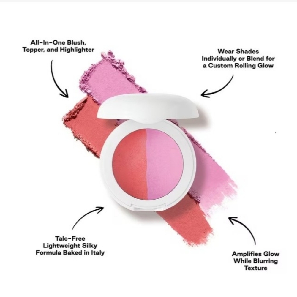 🔥Dibs Baked Blush Duo in PopStar-Pink and Coral - Picture 7 of 9